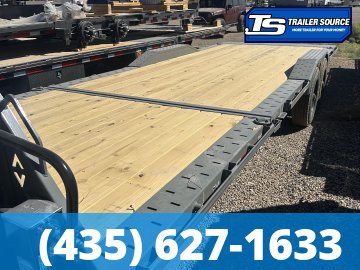 8.5x24 Diamond C HXD-GN 210 Gooseneck Wide Body w/ Drive Over Fenders Tilt Trailer - 23K GVWR -