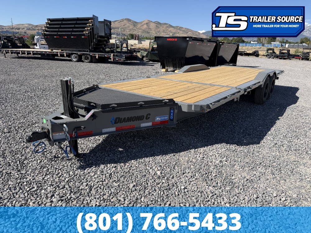 8.5x24 Diamond C HXD 210 Wide Body w/ Drive Over Fenders Tilt