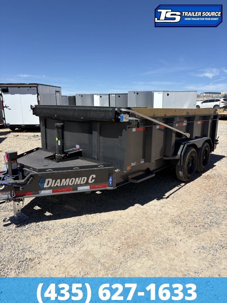 7x14 Diamond C LPT-GN 208 Gooseneck Dump