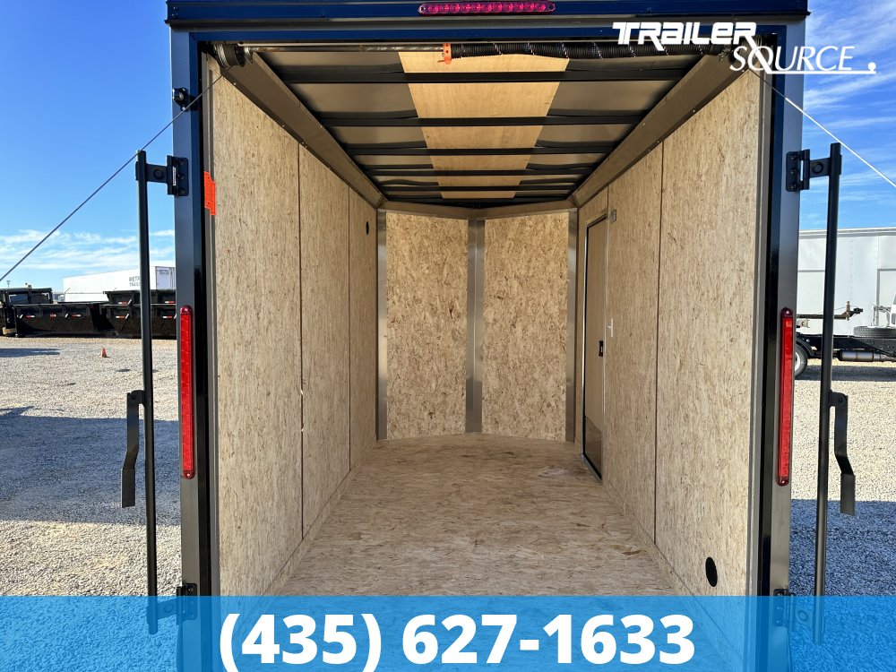 6x12 Look ST DLX 7'0" Interior 7K Tandem Axle Enclosed Cargo