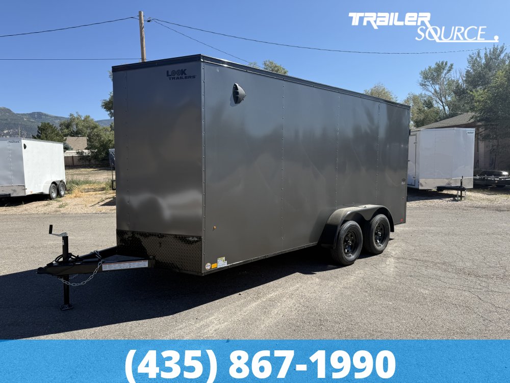 7x16 Look ST DLX 7'0" Interior 7K Tandem Axle Enclosed Cargo