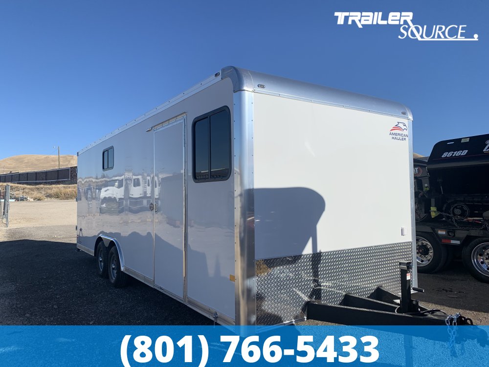 8.5x24 American Hauler Eagle HD Office 7'0" Interior 10K Tandem Axle Enclosed Cargo