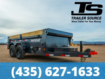 6x12 Norstar Iron Bull DCB Dump Trailer - 20" Sides - 10K GVWR