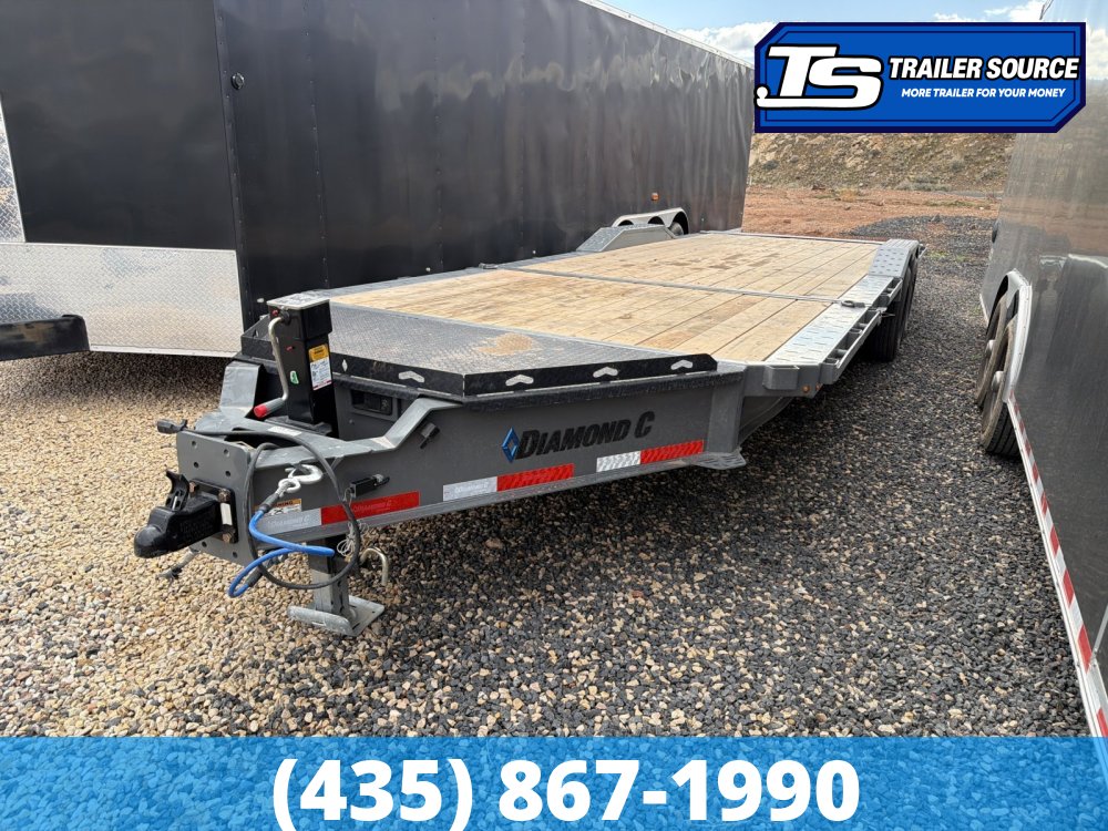 8.5x24 Diamond C HXD 208 Wide Body w/ Drive Over Fenders Tilt