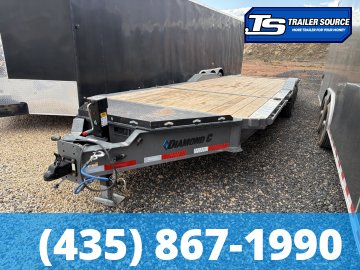 8.5x24 Diamond C HXD 208 Wide Body w/ Drive Over Fenders Tilt Trailer - 18K GVWR -