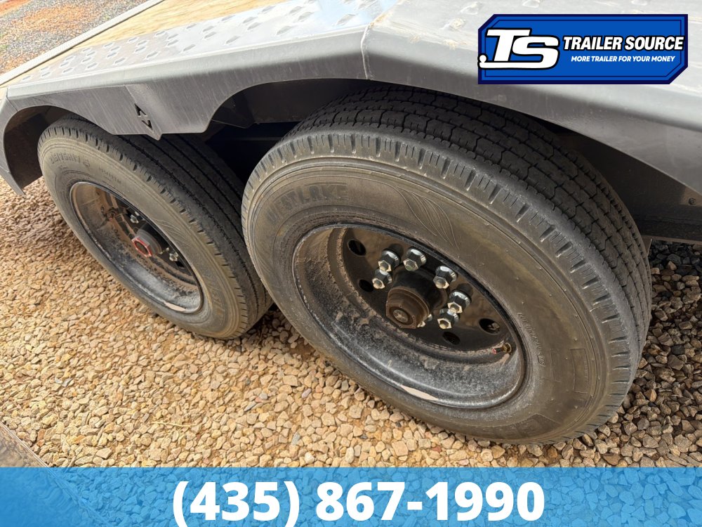 8.5x24 Diamond C HXD 208 Wide Body w/ Drive Over Fenders Tilt Trailer - 18K GVWR -