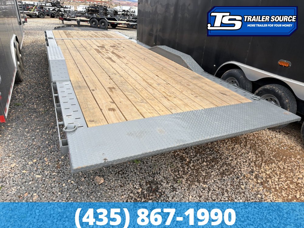 8.5x24 Diamond C HXD 208 Wide Body w/ Drive Over Fenders Tilt Trailer - 18K GVWR -