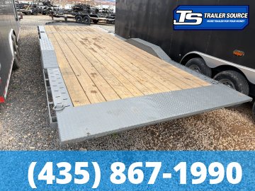 8.5x24 Diamond C HXD 208 Wide Body w/ Drive Over Fenders Tilt Trailer - 18K GVWR -