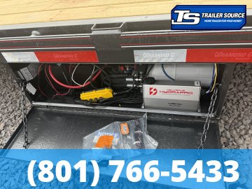 8.5x35 Diamond C FMAX-HDT 216 Gooseneck Hydraulic Dovetail Equipment Trailer - 40K GVWR - HDSS (Hutch) Suspension, Hydraulic Disc Brakes, Hydraulic Jack(s)