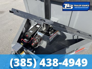 7x14 Diamond C LPT 207 Dump Trailer - 32" Sides - 15.5K GVWR - 14 Ply Tires, Long Arm Tarp