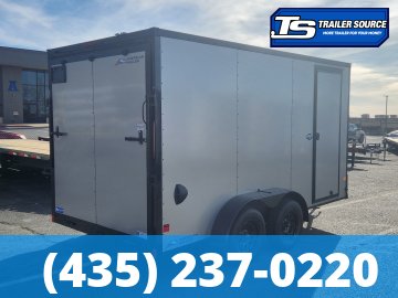 7x14 American Hauler Arrow Deluxe Enclosed Cargo Trailer - 7'0" Interior - 7K GVWR - Black Out Package