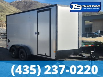 7x14 American Hauler Arrow Deluxe Enclosed Cargo Trailer - 7'0" Interior - 7K GVWR - Black Out Package