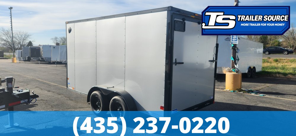 7x14 American Hauler Arrow Deluxe Enclosed Cargo Trailer - 7'0" Interior - 7K GVWR - Black Out Package