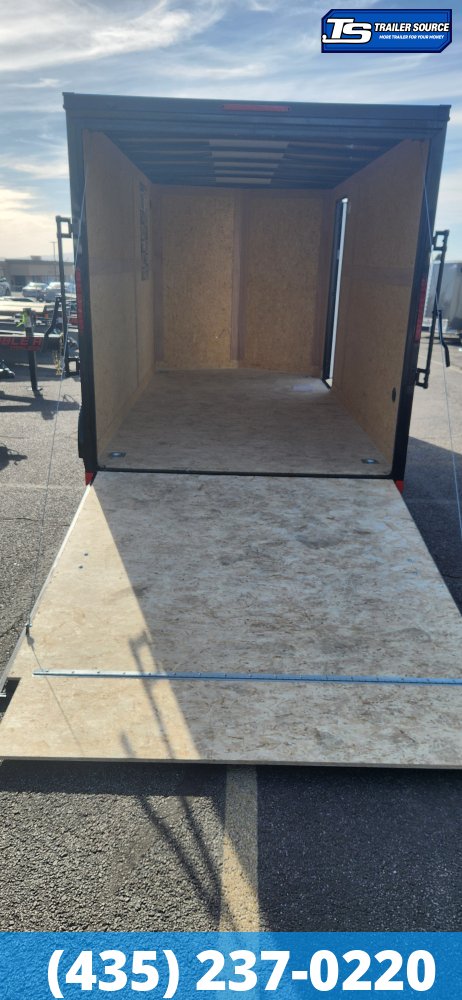 7x14 American Hauler Arrow Deluxe Enclosed Cargo Trailer - 7'0" Interior - 7K GVWR - Black Out Package