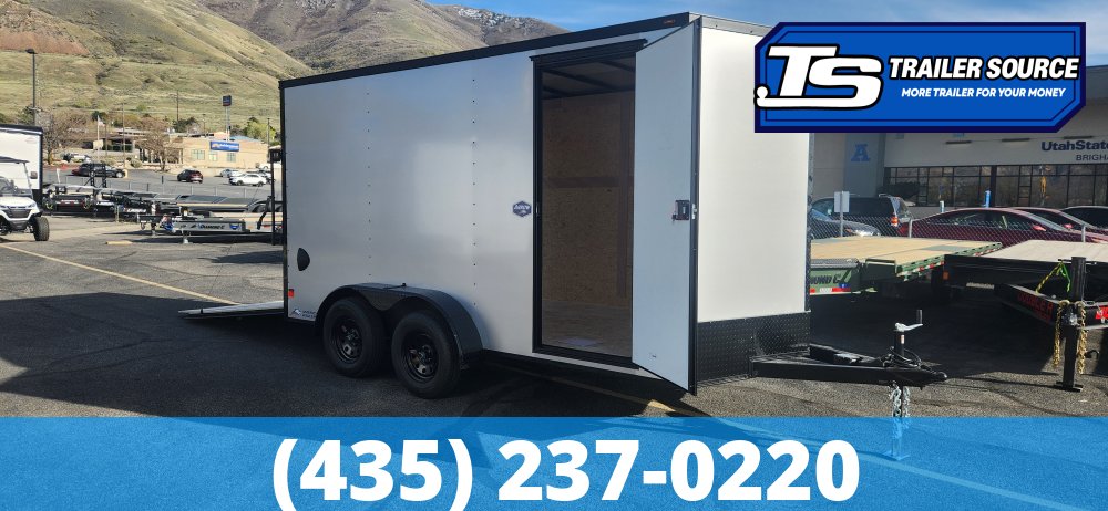 7x14 American Hauler Arrow Deluxe Enclosed Cargo Trailer - 7'0" Interior - 7K GVWR - Black Out Package