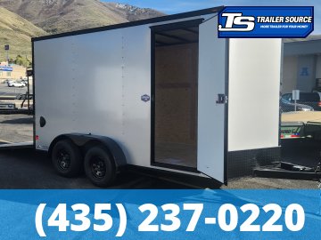 7x14 American Hauler Arrow Deluxe Enclosed Cargo Trailer - 7'0" Interior - 7K GVWR - Black Out Package