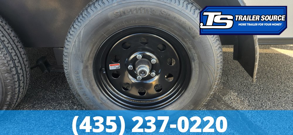 7x14 American Hauler Arrow Deluxe Enclosed Cargo Trailer - 7'0" Interior - 7K GVWR - Black Out Package