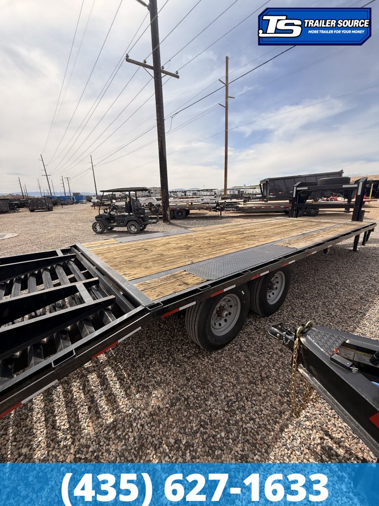 8.5x25 Carry-On Car Hauler Equipment Trailer - 14K GVWR - Max Ramps