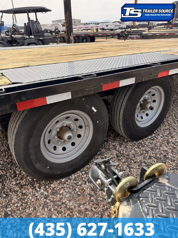 8.5x25 Carry-On Car Hauler Equipment Trailer - 14K GVWR - Max Ramps