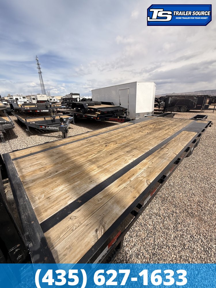 8.5x25 Carry-On Car Hauler Equipment Trailer - 14K GVWR - Max Ramps