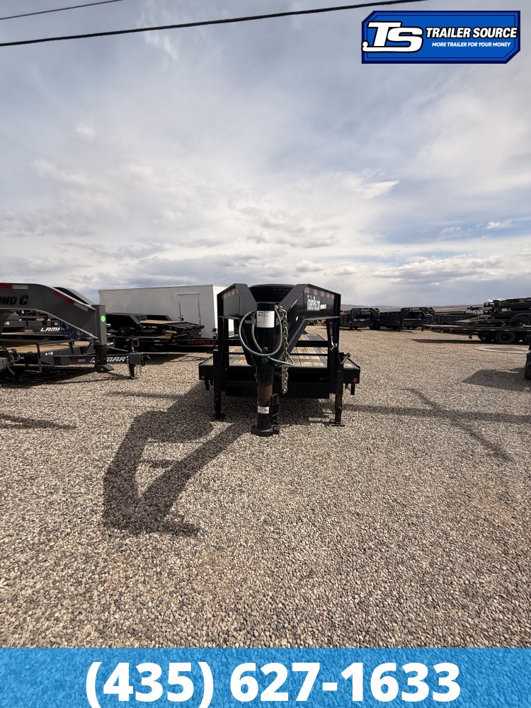 8.5x25 Carry-On Car Hauler Equipment Trailer - 14K GVWR - Max Ramps