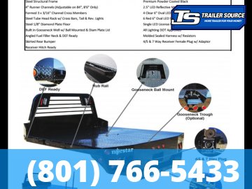 8x8.5 Norstar SR Heavy Duty Flatbed Truck Bed-Flatbed