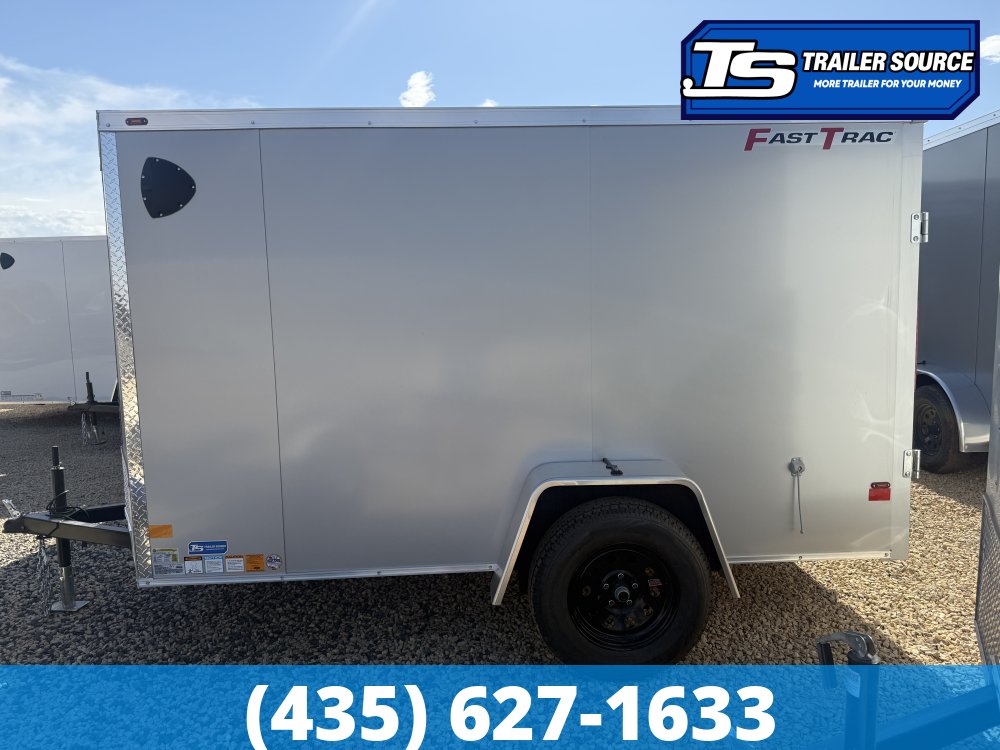 5x10 Wells Cargo Fast Trac Deluxe Enclosed Cargo Trailer - 5'6" Interior - 3.5K GVWR - .080 PolyCor, Barn Doors
