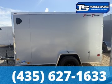 5x10 Wells Cargo Fast Trac Deluxe Enclosed Cargo Trailer - 5'6" Interior - 3.5K GVWR - .080 PolyCor, Barn Doors
