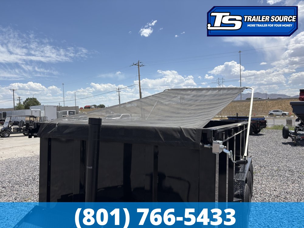 7x16 Diamond C LPT 307 Dump Trailer - 24K GVWR - Stabilizer Jacks
