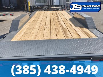 8.5x22 Lamar CC Wide Body w/ Drive Over Fenders Flatbed Car Hauler Trailer - 10K GVWR -