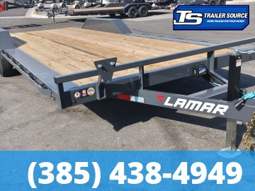 8.5x22 Lamar CC Wide Body w/ Drive Over Fenders Flatbed Car Hauler