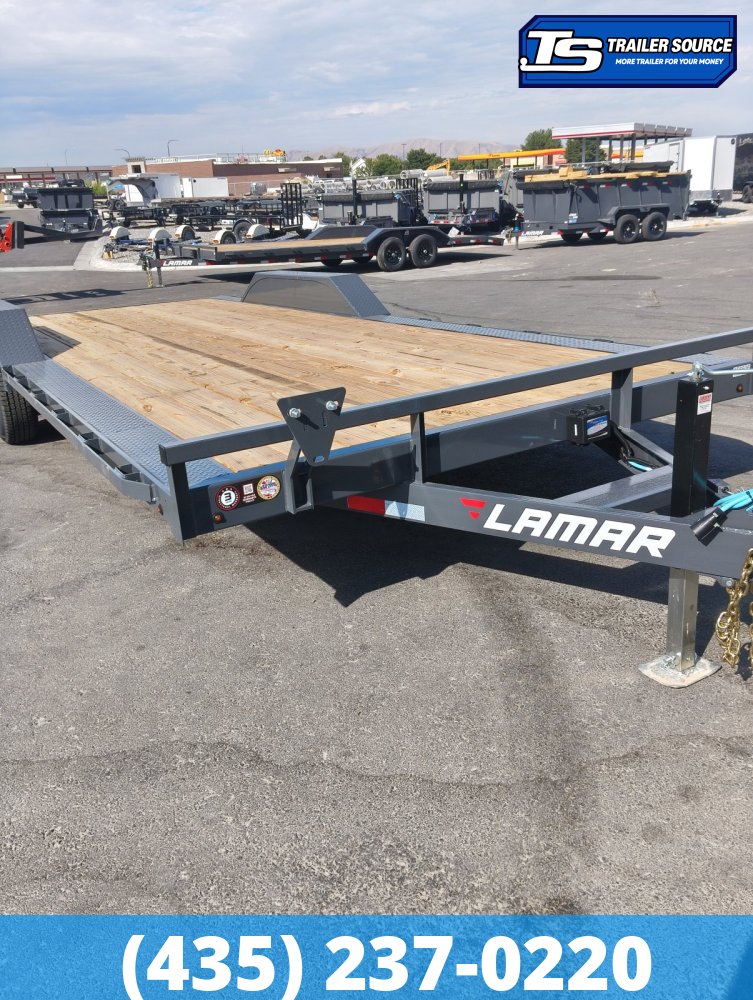 8.5x22 Lamar CC Wide Body w/ Drive Over Fenders Flatbed Car Hauler