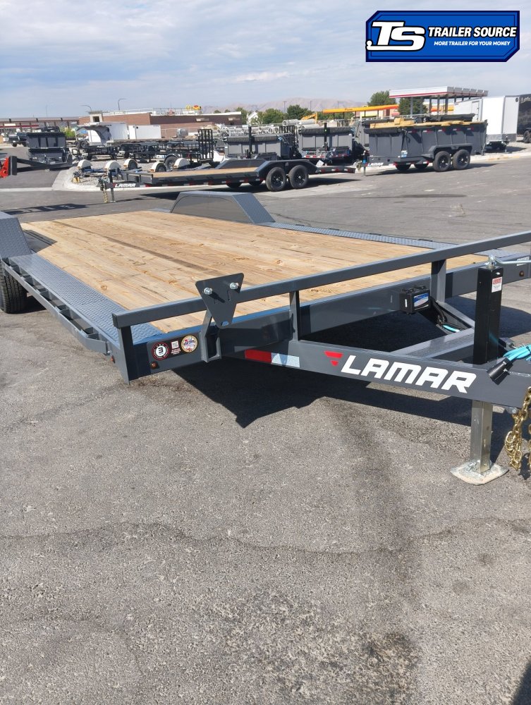 8.5x22 Lamar CC Wide Body w/ Drive Over Fenders Flatbed Car Hauler