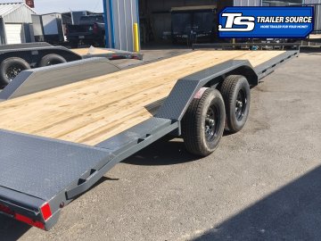 8.5x22 Lamar CC Wide Body w/ Drive Over Fenders Flatbed Car Hauler Trailer - 10K GVWR -