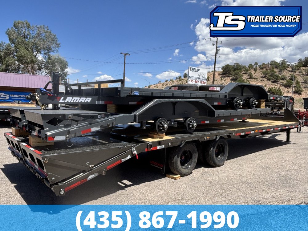 8.5x32 Maxx-D LDX Gooseneck Equipment Trailer - 25.9K GVWR - 2-Speed Jack, Hydraulic Disc Brakes