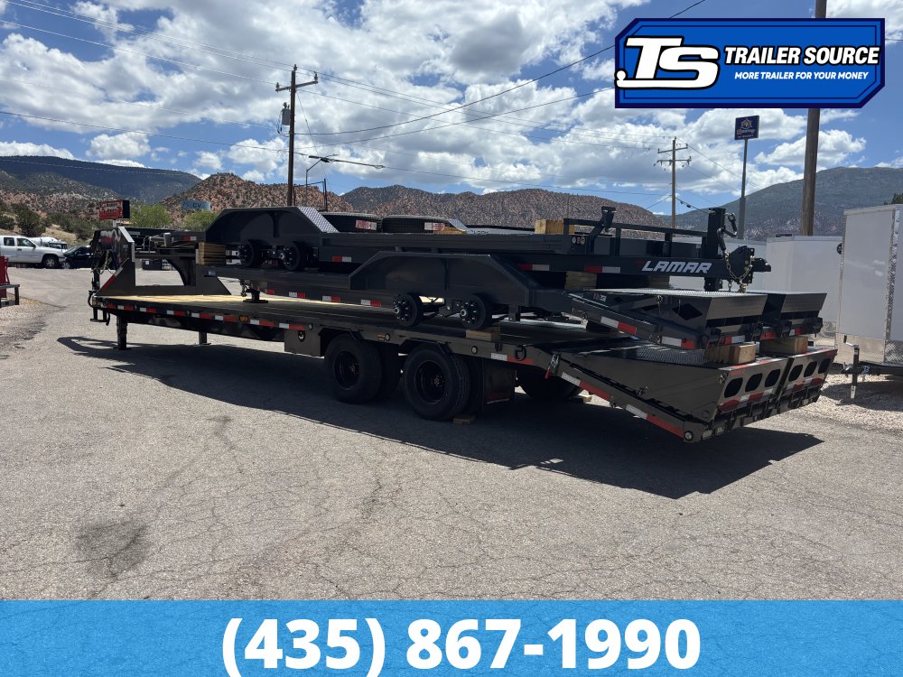 8.5x32 Maxx-D LDX Gooseneck Equipment Trailer - 25.9K GVWR - 2-Speed Jack, Hydraulic Disc Brakes