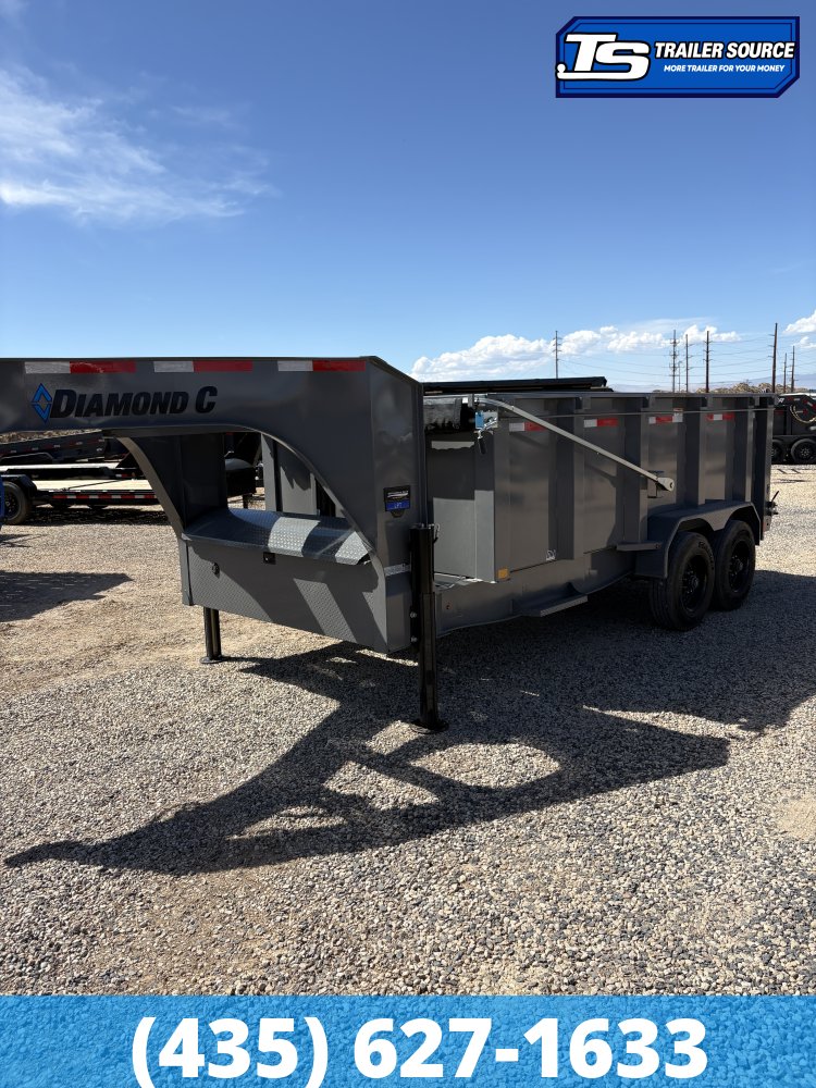 7x14 Diamond C LPT-GN 210 Gooseneck Dump