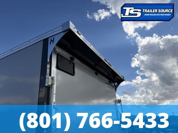 8.5x16 Haulmark Transport Canyon Edition Enclosed Cargo Trailer - 7'6" Interior - 10K GVWR - .080 PolyCor, Aluminum Outer Wheels, Dovetail, Protective Flooring, Ramp Door, Ramp Ext