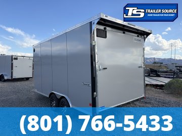 8.5x16 Haulmark Transport Canyon Edition Enclosed Cargo Trailer - 7'6" Interior - 10K GVWR - .080 PolyCor, Aluminum Outer Wheels, Dovetail, Protective Flooring, Ramp Door, Ramp Ext