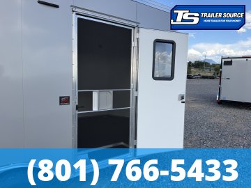 8.5x16 Haulmark Transport Canyon Edition Enclosed Cargo Trailer - 7'6" Interior - 10K GVWR - .080 PolyCor, Aluminum Outer Wheels, Dovetail, Protective Flooring, Ramp Door, Ramp Ext