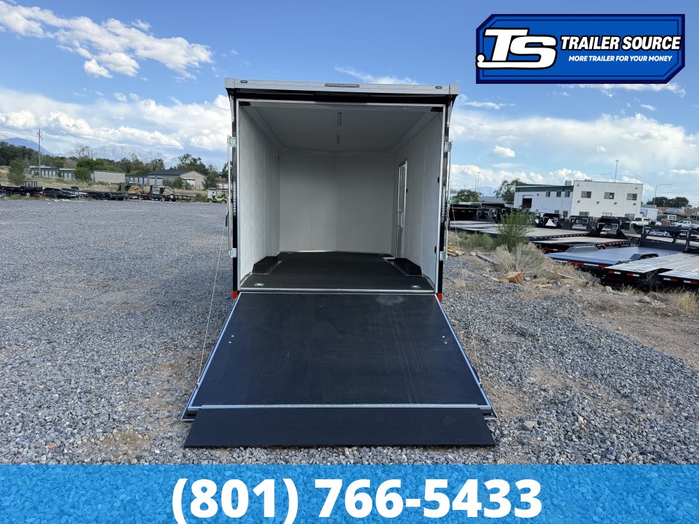 8.5x16 Haulmark Transport Canyon Edition Enclosed Cargo Trailer - 7'6" Interior - 10K GVWR - .080 PolyCor, Aluminum Outer Wheels, Dovetail, Protective Flooring, Ramp Door, Ramp Ext