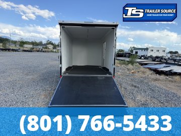 8.5x16 Haulmark Transport Canyon Edition Enclosed Cargo Trailer - 7'6" Interior - 10K GVWR - .080 PolyCor, Aluminum Outer Wheels, Dovetail, Protective Flooring, Ramp Door, Ramp Ext
