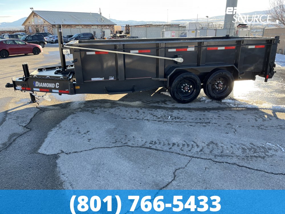 7x16 Diamond C LPT 18K 32" Sides Dump