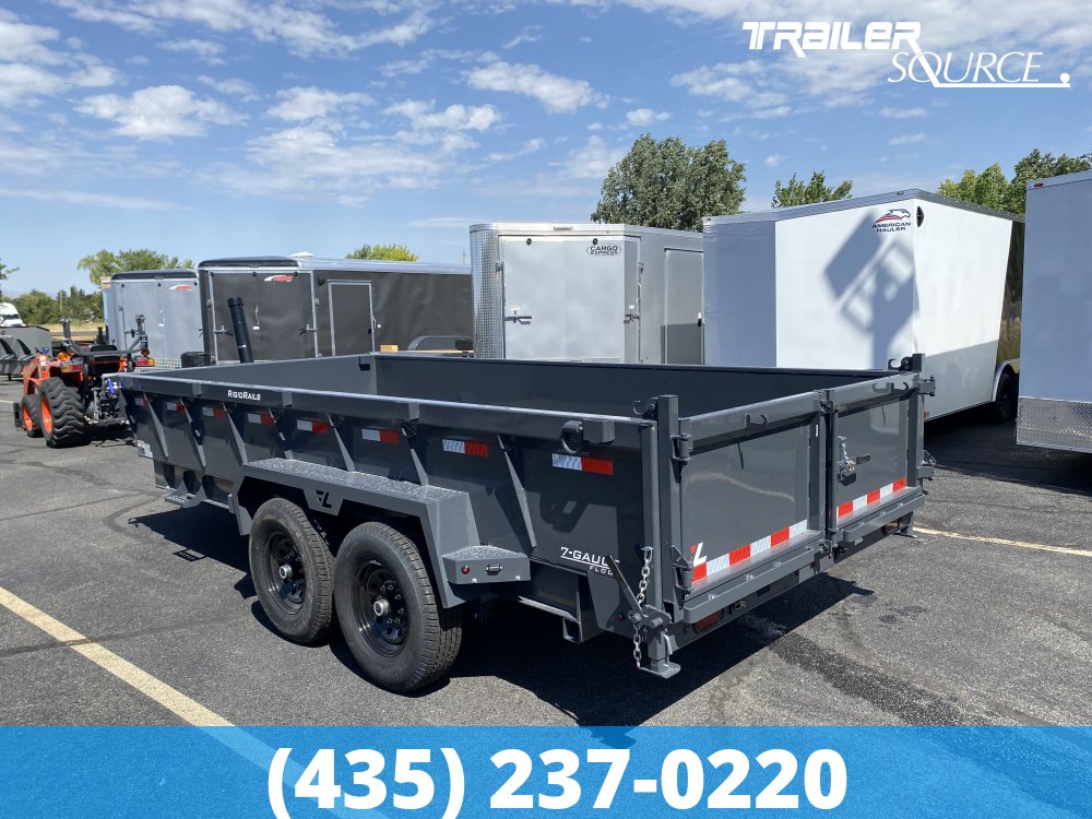 7x16Lamar DT Gooseneck  15680 Dump