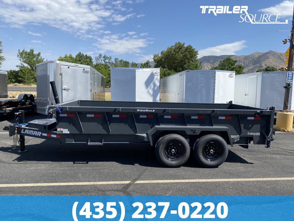7x16Lamar DT Gooseneck  15680 Dump