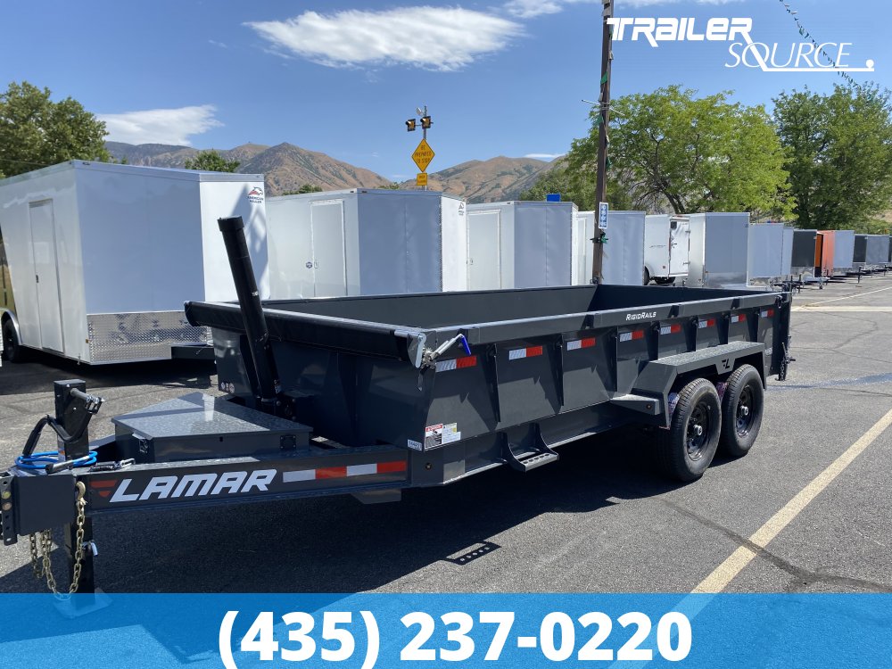 7x16Lamar DT Gooseneck  15680 Dump