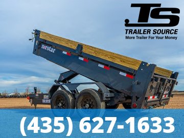 6x12 Norstar Iron Bull DCB Dump Trailer - 20" Sides - 10K GVWR