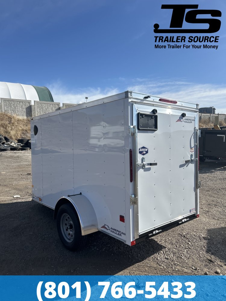 5x10 American Hauler Arrow Enclosed Cargo Trailer - 5'6" Interior - 3.5K GVWR -