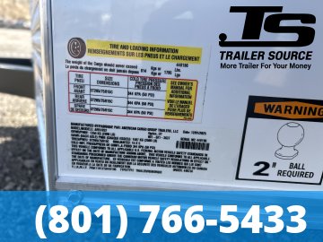 5x10 American Hauler Arrow Enclosed Cargo Trailer - 5'6" Interior - 3.5K GVWR -