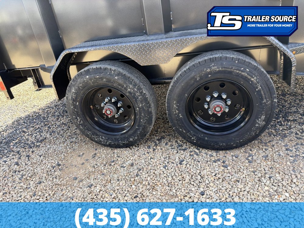 7x16 Diamond C LPT-GN 210 Gooseneck Dump Trailer - 32" Sides - 23K GVWR - Board Brackets, Hydraulic Jack(s)